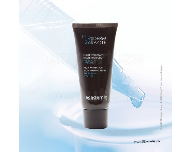 FLUIDE HYDRATANT HAUTE PROTECTION SPF30 ACADÉMIE - Tube 40ml